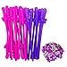 24 Pack Bachelorette Party Drinking Straws for Girls Night Out Bachelor Supplies Favors Party Gift Idea (Colorful Straws 24 Pack with 1 pack Confetti)