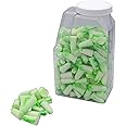 Flents Protechs Foam Ear Plugs for Work, Loud Noise, Heavy Machinery, Construction, Studying & Traveling, NRR 33, Green, Made in The USA, 100 Pair