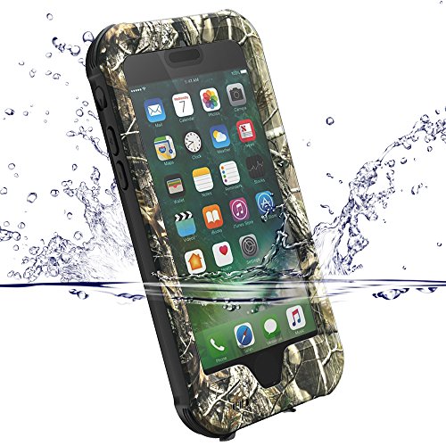 iPhone 8 Case, iPhone 7 Waterproof Case, IP68 ZVE iPhone 7 Case, Full Body Protective Shockproof Snowproof Dirtproof Drop Resistant Heavy Duty Case for Swimming Diving Surfing Snorkeling (4.7