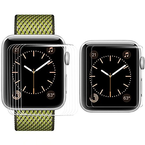 [8 pack] for apple watch screen protector 42mm series 3 2 1 ,marg…