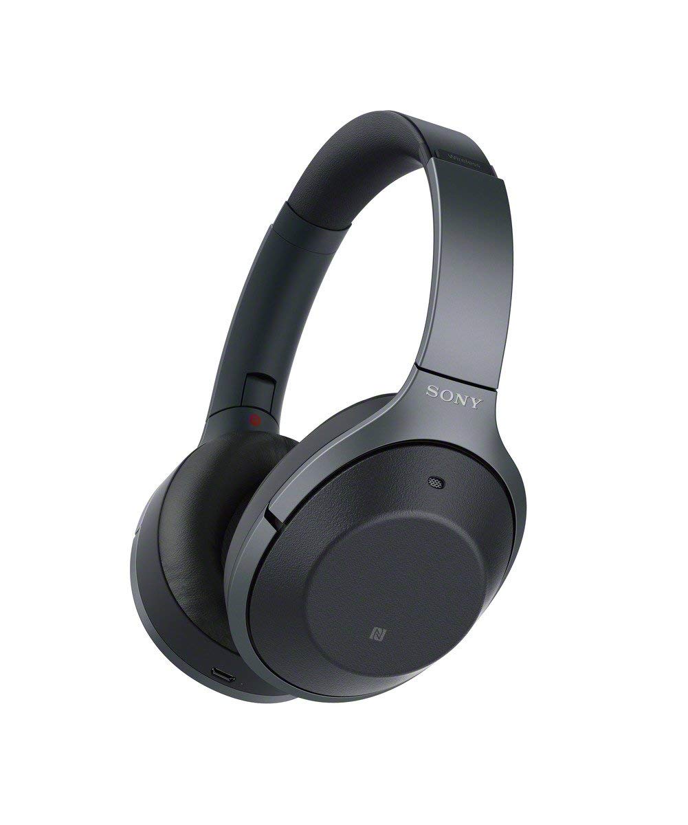 Sony WH-1000XM2 Wireless Bluetooth Over-Ear Noise Cancelling High Resolution Headphones with Gesture Control, Activity Recognition, 30 Hours Battery Life, Amazon Alexa - Black