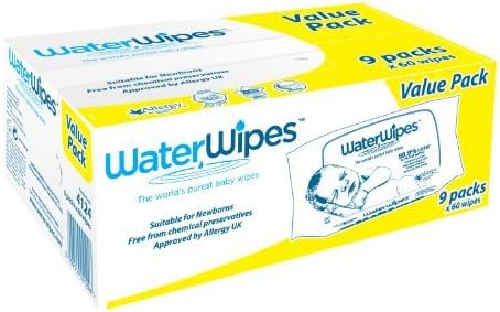 DermaH2O WaterWipes Wipes, 60 Count by DermaH2O WaterWipes