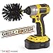 Cleaning Supplies for BBQ: Ultra Stiff Black Nylon Grill Brush, Electric Spin Scrubber for Effective Grill Cleaning - Concrete Brush - BBQ Grill Brush - Graffiti Remover - Pellet Smoker Accessories