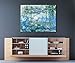 Wieco Art Water Lilies by Claude Monet Oil Paintings Flowers Reproduction Extra Large Modern Gallery Wrapped Giclee Canvas Prints Artwork Landscape Pictures on Canvas Wall Art for Home Decorations