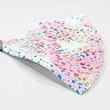 100 Origami Lucky Star Heart Pattern Paper Ribbon Wish