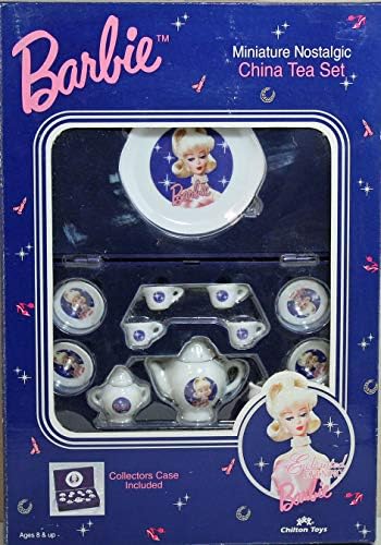 barbie miniature nostalgic china tea set