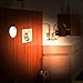 Night Light,HONGGE Cordless Battery-Powered Motion Sensor Light Stick-Anywhere Closet Lights Stair Lights Cabinet Light, Safe Lights for Hallway Bedroom Bathroom Toilet Kitchen Basement (Yellow)