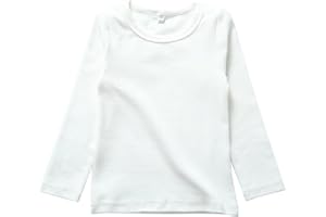 KISBINI Unisex Girls Cotton Long Sleeve T-Shirt Top Tees