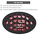 AIR TREE Big Holes Barber Hair Brush Sponge Two Side Hair Sponge Brush Magic Barber Brush Twist Hair For Curls Sponges,Dreadlock,Coils,Afro As Hair Care Tool Suitable For Curly Hair (2PCS)