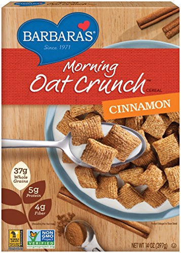 Barbara's Bakery Morning Oat Crunch Cereal, Cinnamon, 14 Ounce (Pack of 6)