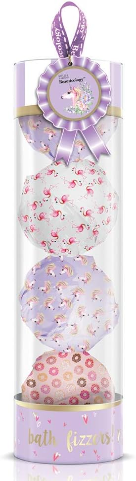 Baylis & Harding Beauticology Super Mom Bath Fizzer Tube Set 4 Pack Relaxing