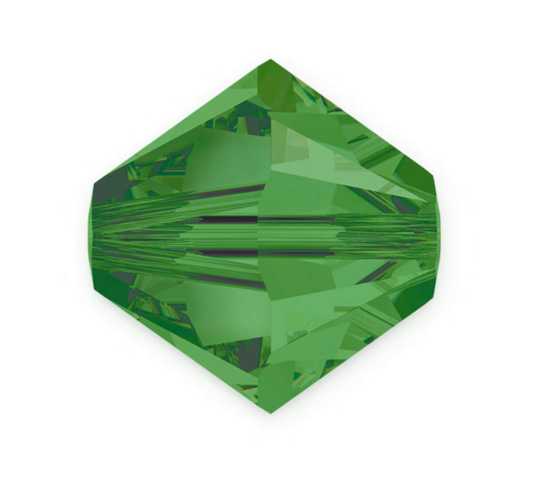 50pcs 6mm Adabele Austrian Bicone Crystal Beads Fern Green Compatible with Swarovski Crystals Preciosa 5301/5328 SSB615