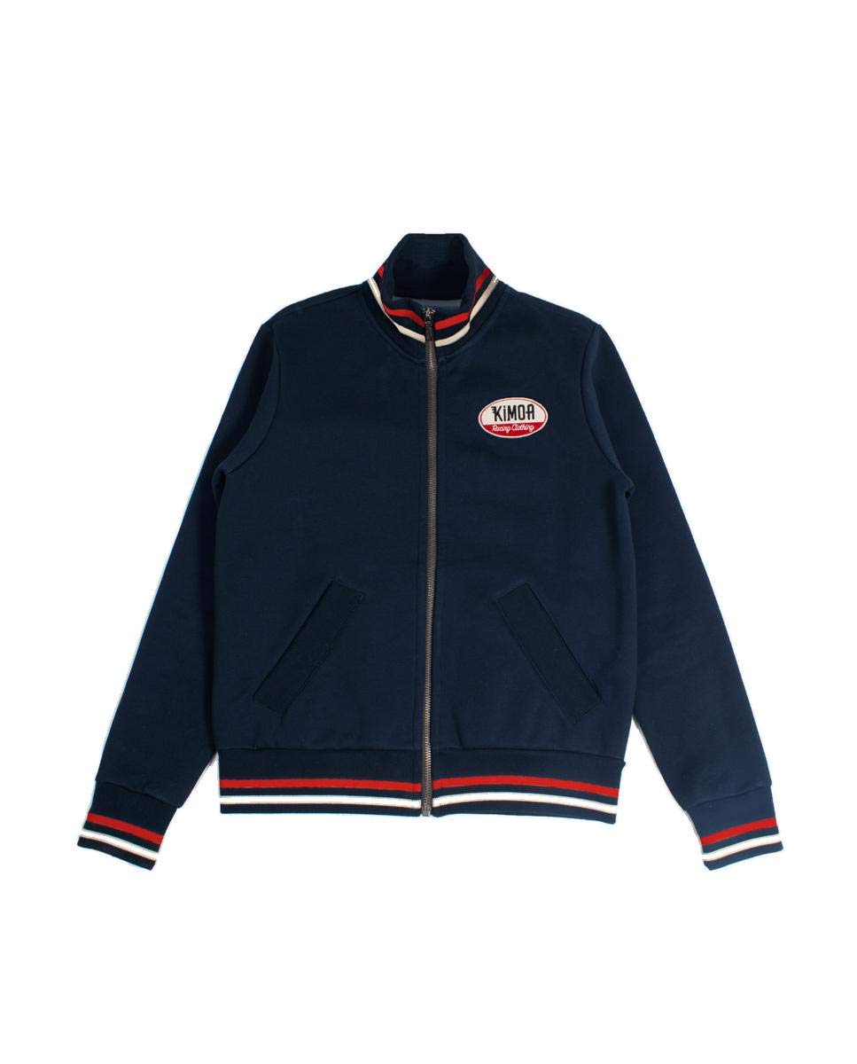 Kimoa - Sudadera Chaqueta Racing Team Fleece Azul, S Unisex Adulto