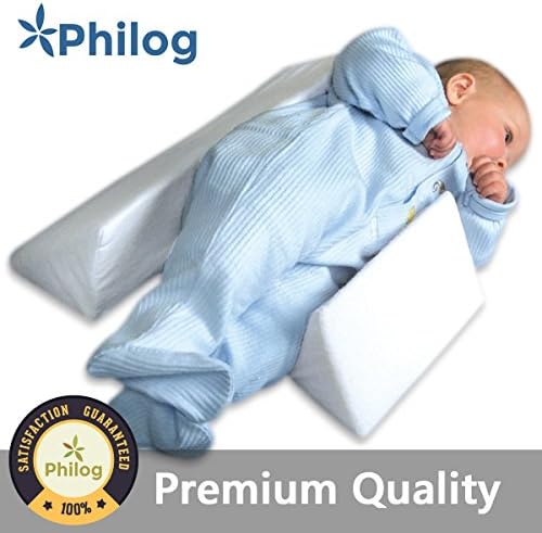 Philog Infant Sleep Pillow Support Wedge for baby, Adjustable Width