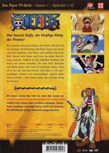 Amazon Com One Piece Tv Serie Box 1 Dvd 1999 Movies Tv