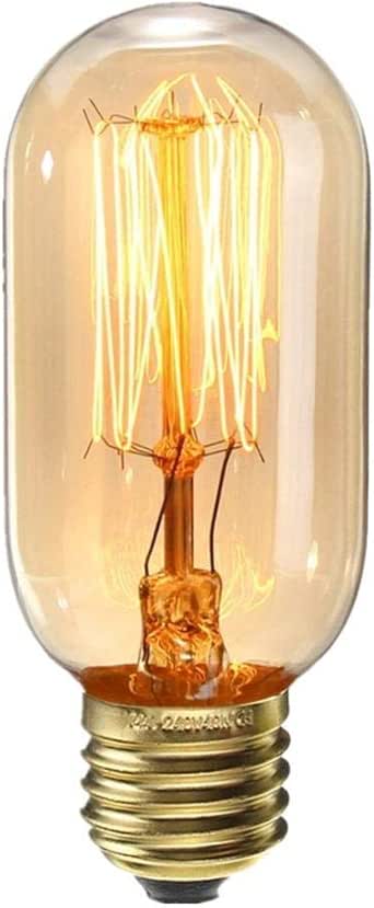 3 piezas 110V E27 60W Bombilla incandescente antigua de Edison Bombilla