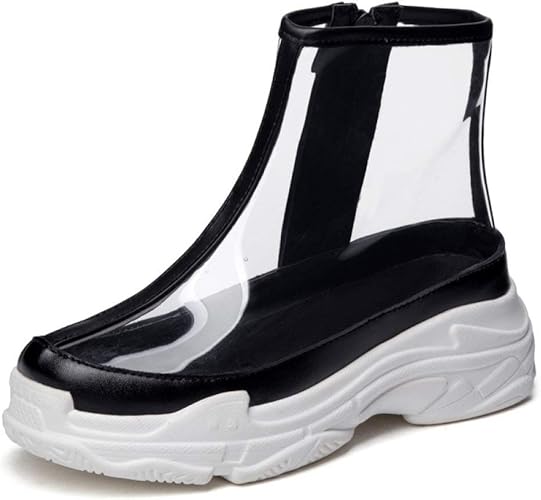 clear galoshes