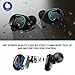 Aldalife Bluetooth 5.0 True Wireless Earphones HiFi Sound Quality IPX 5 Waterproof Sports Earbuds with Charger Case Compatible with Android iOS Phones PSP Devices Mini Headphones (Grey)