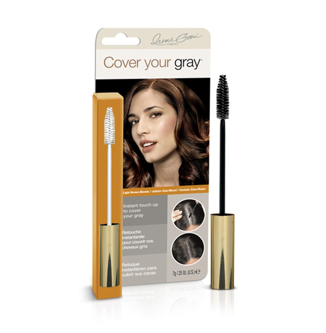 Brush-In Hair Color Light Brown/Blonde