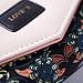 Jastore Womens Envelope Leather Wallet Card Holder Clutch Long Purse (Black)