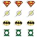 amscan Justice League Erasers, Party Favor Multicolor, 1 3/8