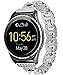 Lwsengme Galaxy Watch(42mm) Bands for Women, 20mm Stainless Steel Bands for Samsung Gear S2 Classic(SM-R732) Galaxy Watch Active (40mm)& Amazfit Bip Smartwatch