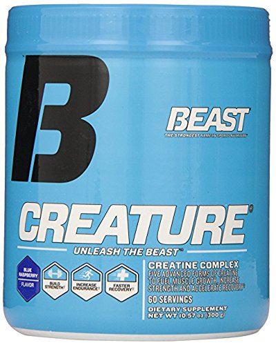 Beast Sports Nutrition, Creature Creatine Complex, Blue Raspberry, 10.57 Ounce