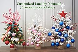 Diahom Tabletop Christmas Tree Artificial Mini