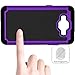 Galaxy J2 Prime Case,Galaxy Grand Prime Plus Case,ANLI(TM)[Shock Absorption] Drop Protection Hybrid Dual Layer Armor Protective Case Cover for Samsung Galaxy J2 Prime/Galaxy Grand Prime Plus Purple