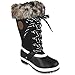 London Fog Melton Cold Weather Waterproof Snow Boot