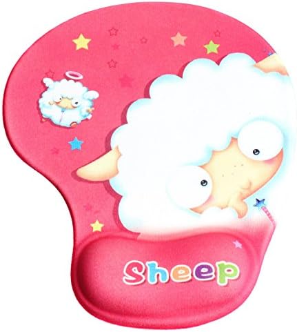 HIMRY Comfort Wrist Gel Rest Support Mat Mouse Mice Pad, with Gel filled wrist support, Wrist Rest, KXC5100 sheep