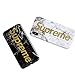 iPhone X - 5.8” - Protective Durable Slim Fit TPU Case / Cover / Bumper / Skin / Cushion - New Fashion x White Gold Marble