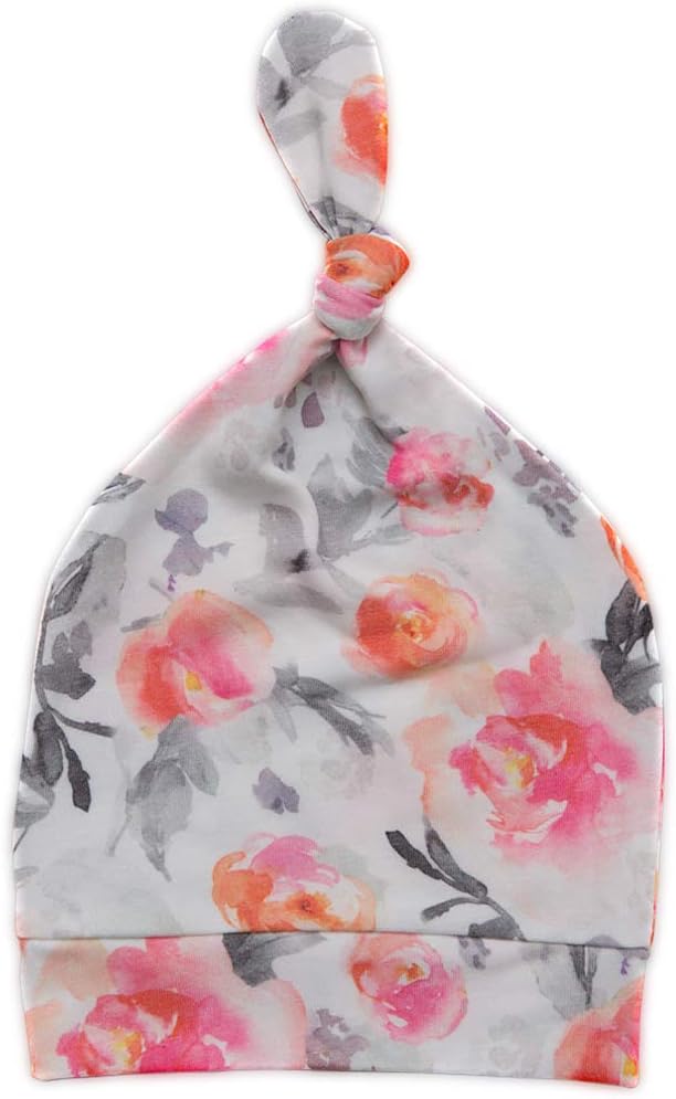 MEMEENO Top Knot Hat Baby Beanie Soft & Stretchy