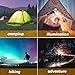 WJL Rechargeable LED Camping Light, 3600mAh Mobile Power Supply, Perfect Lantern Flashlight for Hurricane Emergency, Hiking, Family and More, Including USB Cablethumb 2