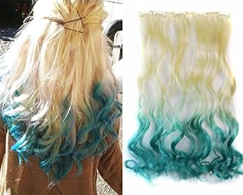 Hairstyles Blue Ombre Hair Blonde Adorable Amazon 20 Blonde