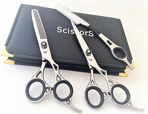 Barber Shears Salon Scissors Hair Cutting Hairdresser Extra Sharp J2 6.5"Set
