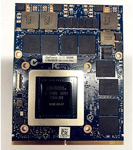 AZrm GTX980M Gaming Laptop Video Card GeForce GTX 980M 8GB GDDR5 256bit Graphics Video Card for MXM VGA Board Upgrade Replacement Kits