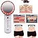 Fat Remover Machine Carer 6 in 1 EMS Sliming Massager for Stomach Arm Leg Weight Loss Machine with EMS Pads Beauty Device Blue Red Light Ion Massager (White)