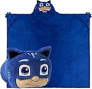 Comfy Critters Stuffed Animal Blanket – PJ Masks – Kids Huggable Pillow and Blanket Perfect for Pretend Play, 