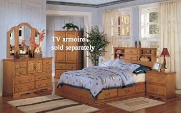 Amazon Com 4pc Queen Size Bedroom Set Cottage Style In