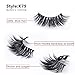 Mink Fur False Eyelashes Pack of 2,100% Mink Hair Fake Eyelash in 3D Natural Lashes and Long Lash Style for Makeup with Pink Tweezer Applicator