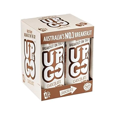 Up & Go Bebida Del Desayuno De Chocolate Con Avena 4 X 250Ml - Paquete de