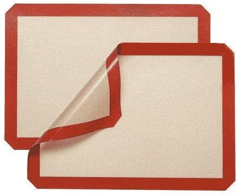 VALASEA Silicone Baking Mat, Professional Grade Cookie Sheets, Nonstick Heat Resistant Premium Baking Sheets - 16 X 12 Inch, 2 - Pack