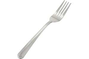 Winco 0014-05 12-Piece Dominion Heavy Weight Dinner Fork Set, 18-0 Stainless Steel