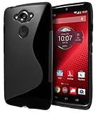 Motorola DROID Turbo Ballistic Nylon Case, Cimo [Wave] Premium Slim TPU Flexible Soft Case For Motorola DROID Turbo (Ballistic Nylon Only) - Black
