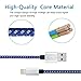 iPhone Charger Chamfind,iPhone Lightning to USB Cable (3Pack 10FT) Syncing and Charging Cord for iPhone 7,iPhone6,6s, 6 Plus,6s Plus, iPhone 5 5s 5c,SE, iPad Air, iPod,iPod (BlueWhite)