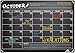Flat Harmony Magnetic Chalkboard Calendar (12x17