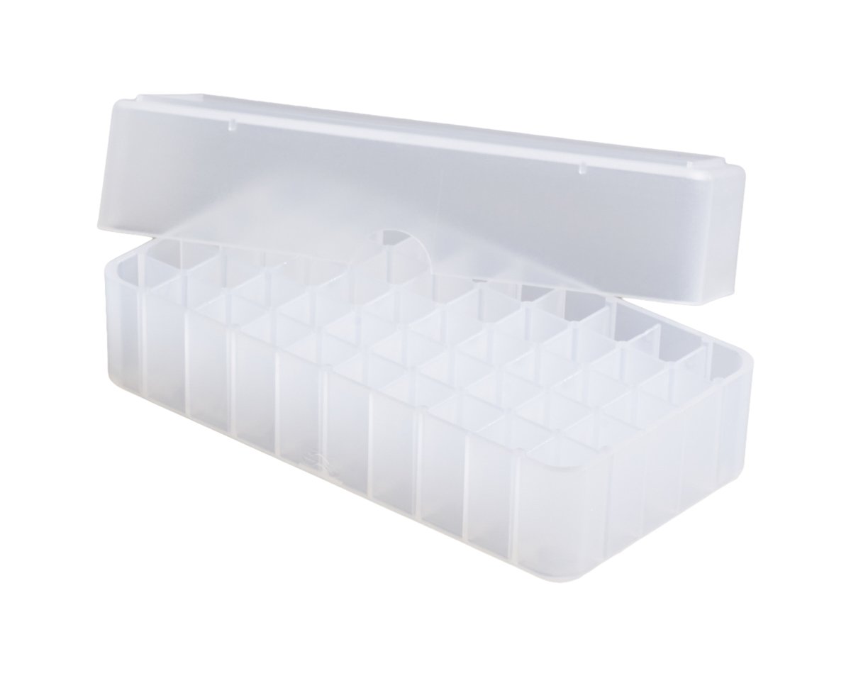 Camlab Plastics RTP/72051-N Storage Box, 50 Place, Polypropylene, Natural