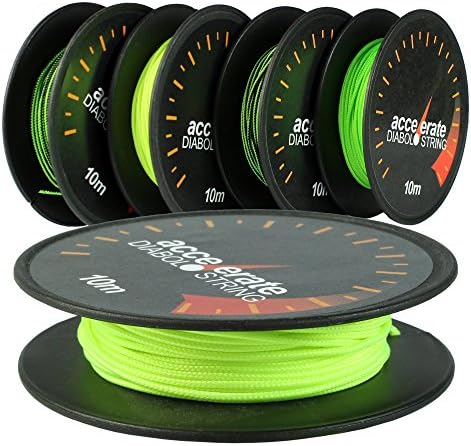 Accelerate Diabolo String - 10m-UV Yellow