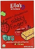 Ella's Kitchen Organic Nibbly Fingers, Apples + Strawberries, 5 Count (Pack of 8)